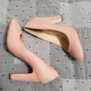 Pink Jessica Simpson heels